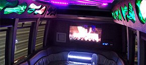 Party bus interior